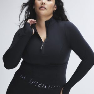 BAND-IT HALF-ZIP LONG-SLEEVE TOP