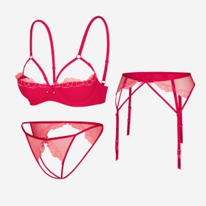 CATCH ME CUPID LINGERIE 3-PIECE SET