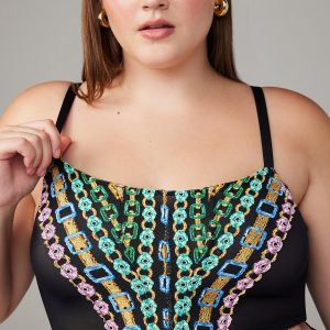 CHAINED IN LACE BUSTIER