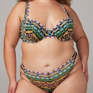 CHAINED IN LACE STRING BIKINI PANTY