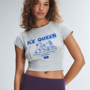 COTTON ESSENTIALS GRAPHIC BABY TEE