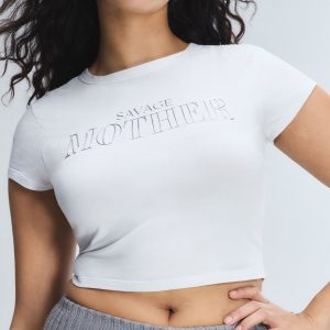 COTTON ESSENTIALS GRAPHIC BABY TEE
