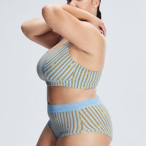 COTTON ESSENTIALS LACE-TRIM SHORTIE PANTY