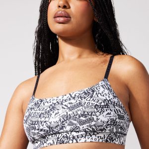 COTTON ESSENTIALS SCOOP-NECK BRALETTE