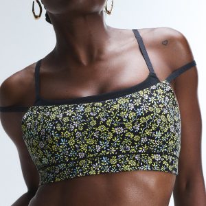 COTTON ESSENTIALS SCOOP-NECK BRALETTE