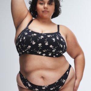 COTTON ESSENTIALS SCOOP-NECK BRALETTE