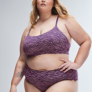 COTTON ESSENTIALS SCOOP-NECK BRALETTE