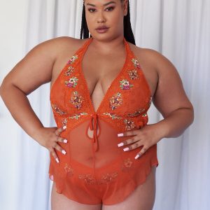 DOLLED UP LACE TEDDY