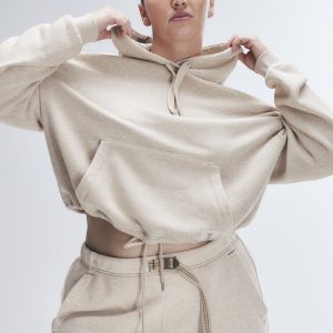 ESSENTIAL FLEECE PULLOVER DRAWSTRING HOODIE