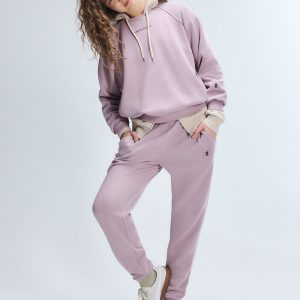 ESSENTIAL FLEECE SWEATSHIRT WITH LOGO EMBROIDERY