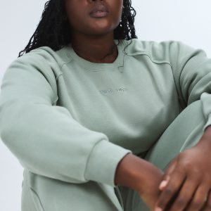 ESSENTIAL FLEECE SWEATSHIRT WITH LOGO EMBROIDERY