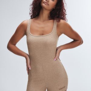 ESSENTIAL RIB ROMPER