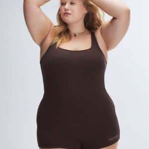 ESSENTIAL RIB ROMPER