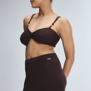 FEATHERWEIGHT KNIT TWIST TOP