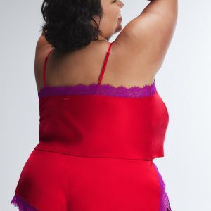 NITE SHADE LACE-TRIM SLEEP TAP SHORT