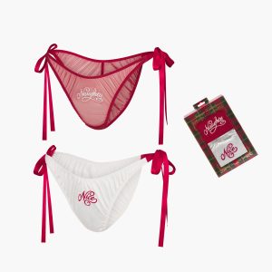 FLIRTY & WORDY BIKINI PANTY 2-PACK