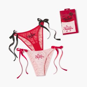 FLIRTY & WORDY BIKINI PANTY 2-PACK