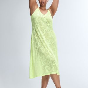 FLORAL BURNOUT SLEEP MAXI DRESS