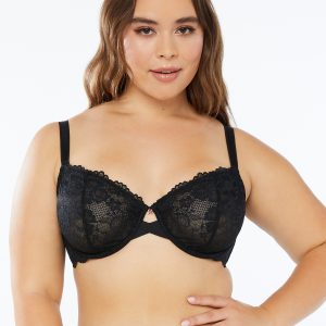 FLORAL LACE UNLINED BRA