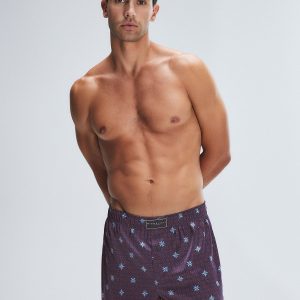 FOULARD SATIN BOXERS