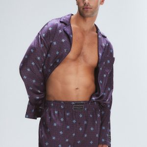 FOULARD SATIN SLEEP TOP