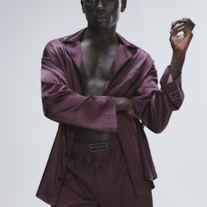 FOULARD SATIN SLEEP TOP