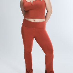 FRAME WORK SLIT LEGGING