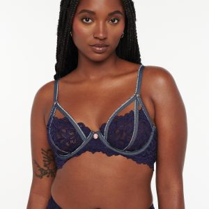 FRAMED IN DENIM UNLINED DEMI BRA
