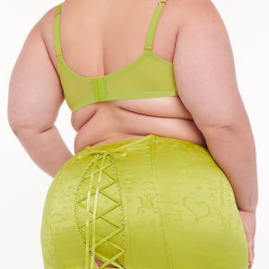 HEAVENLY SATIN OPEN-BACK SKIRT