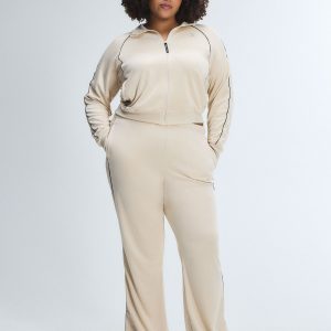HOT TRACK PIPED FLARE PANT