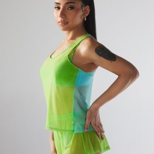 I DARE HUE MESH SLEEP TANK