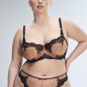 LACESTRUCK UNLINED BALCONETTE BRA