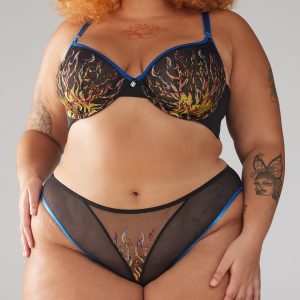 LICENSE TO THRILL MESH BRAZILIAN PANTY