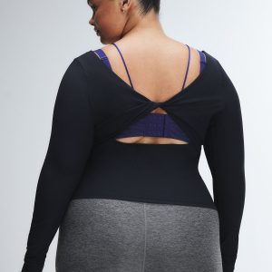 LIGHT LAYER TWIST BACK TOP
