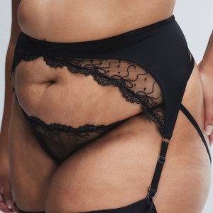 LOVELINE SATIN GARTER BELT