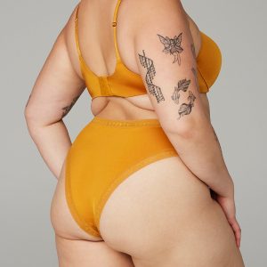 NEW MICROFIBER LOGO-TRIM CHEEKY PANTY