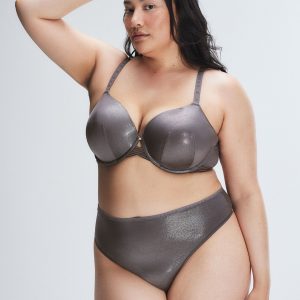 NEW MICROFIBER METALLIC T-SHIRT BRA