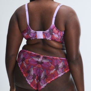 MOSAIC FLORAL LACE CHEEKY PANTY