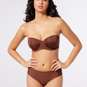 NEW MICROFIBER STRAPLESS BRA