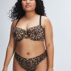ON THE PROWL UNLINED LACE BALCONETTE BRA