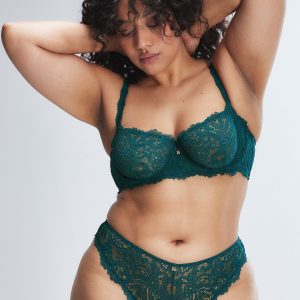 ROMANTIC CORDED LACE UNLINED BALCONETTE BRA