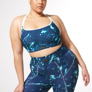 RUNNING HOT LOW-IMPACT LACE-UP SPORTS BRA