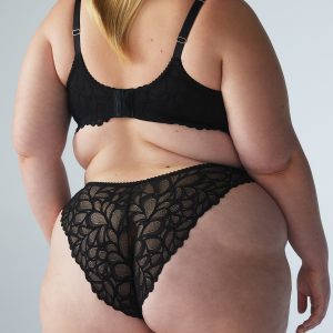 SAVAGE NOT SORRY HIGH-LEG LACE BRAZILIAN