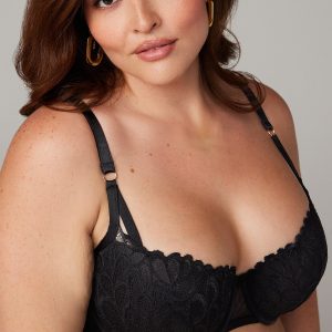 SAVAGE NOT SORRY LIGHTLY LINED LACE BALCONETTE BRA