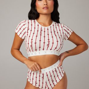 SAVAGE X COTTON CROP TOP