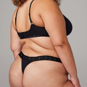 SAVAGE X COTTON HIGH-LEG THONG PANTY