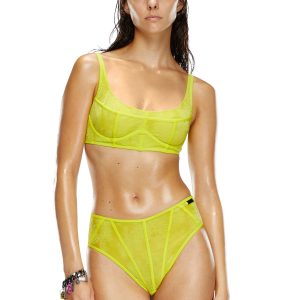 SAVAGE X DIESEL DENIM SMOKE UNLINED LONGLINE BRA