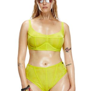 SAVAGE X DIESEL DENIM SMOKE UNLINED LONGLINE BRA