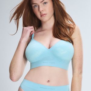 SEAMLESS FLORAL PADDED BRALETTE