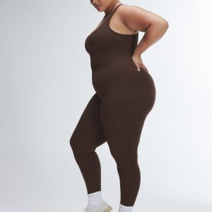 SEAMLESS RIB SPORT JUMPSUIT